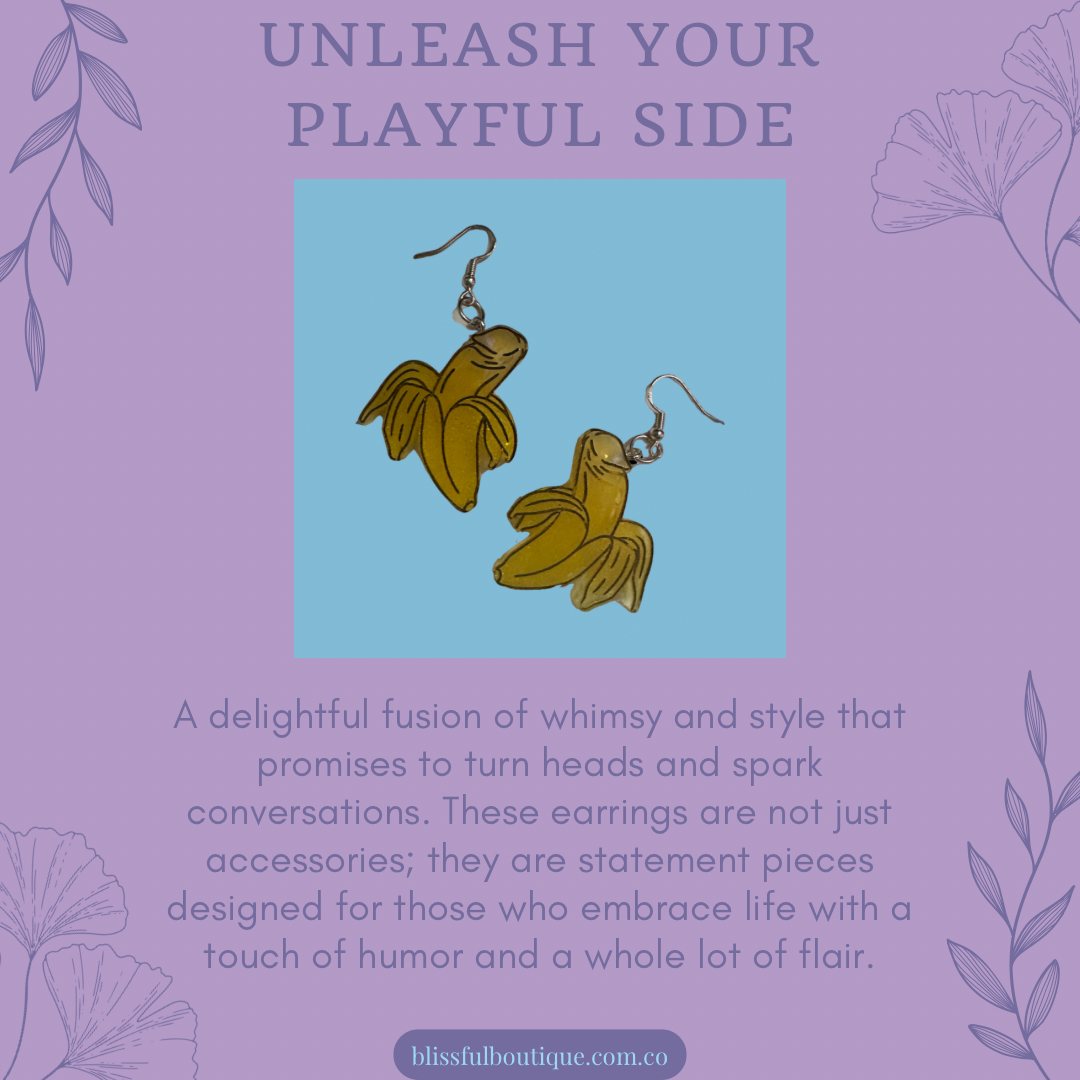 Banana Dick Earrings