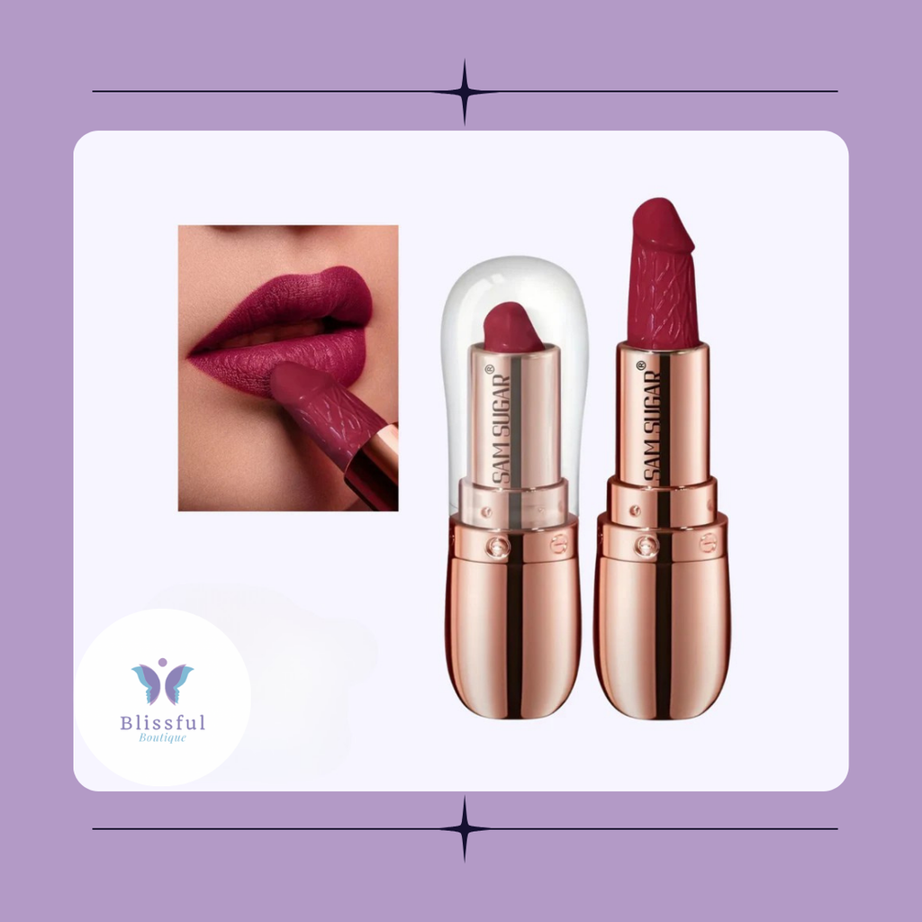 Willy Shaped Rose-Colored Lipstick