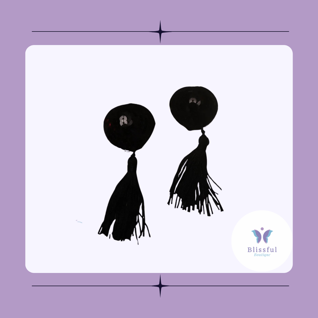 Stick on Heart Shaped Nipple Tassels