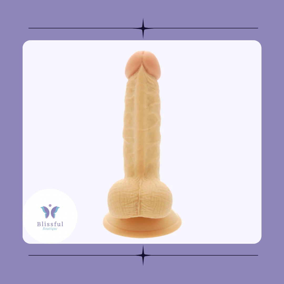 6 Inch Realistic Dong with Scrotum