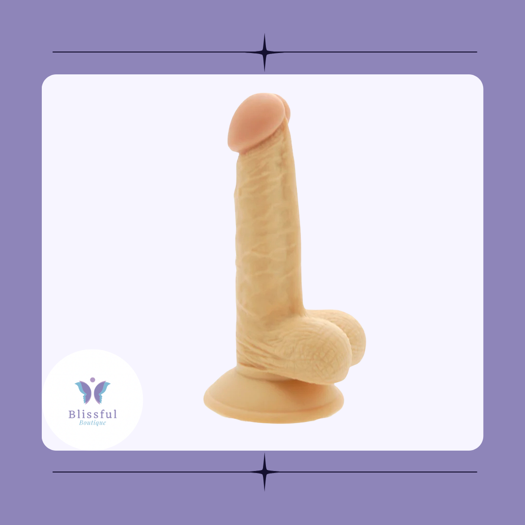 6 Inch Realistic Dong with Scrotum