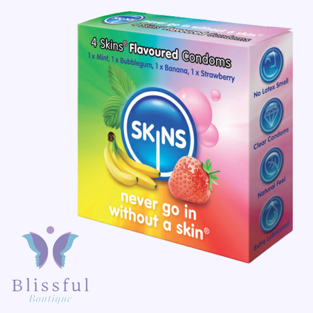 Skins Condoms Flavoured 4 Pack