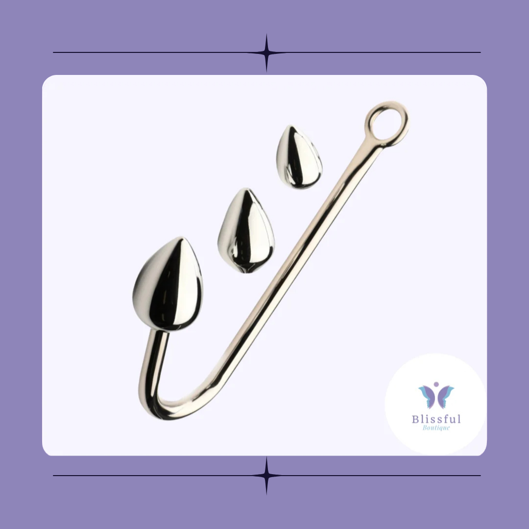 Anal Hook Trainer with 3 Plugs