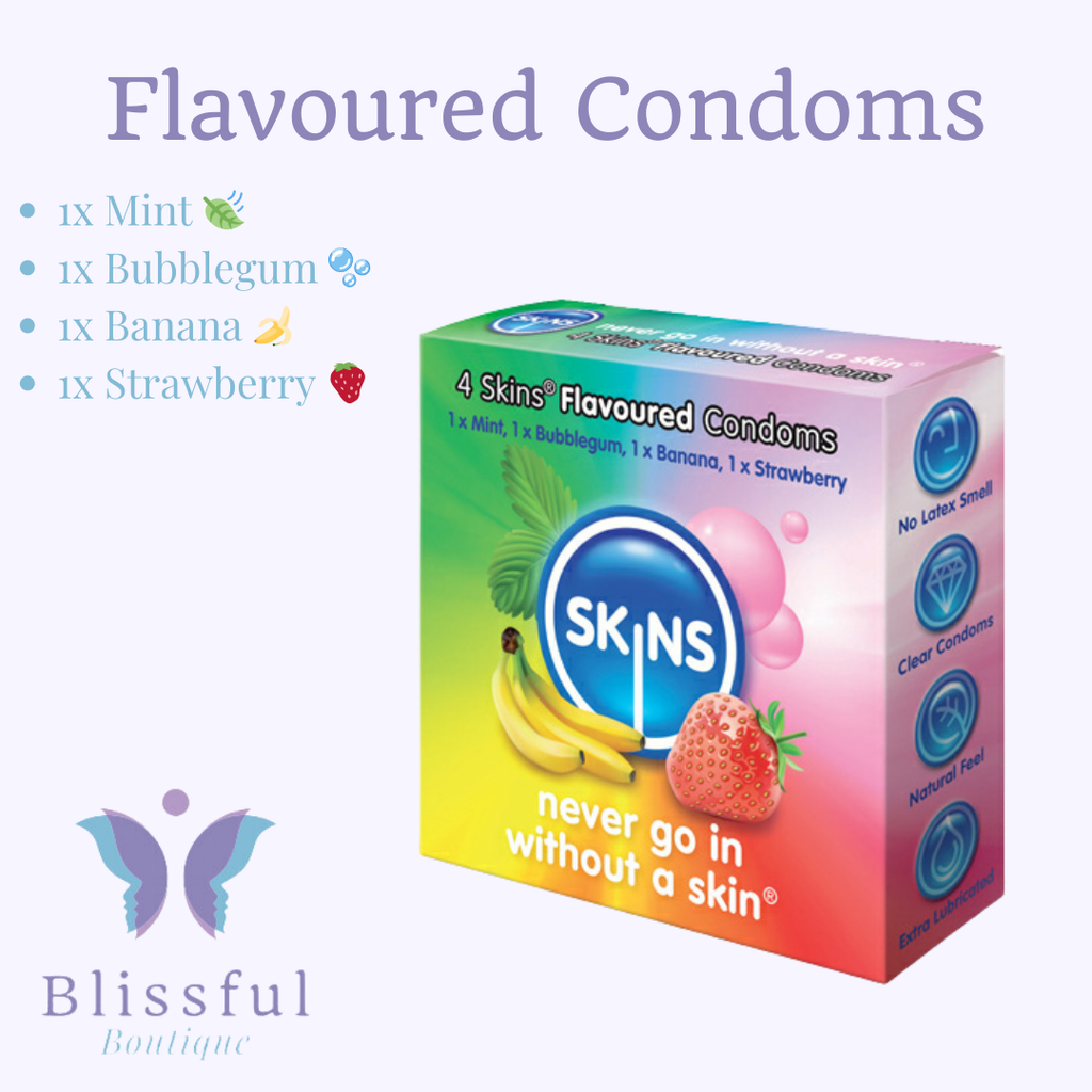 Skins Condoms Flavoured 4 Pack