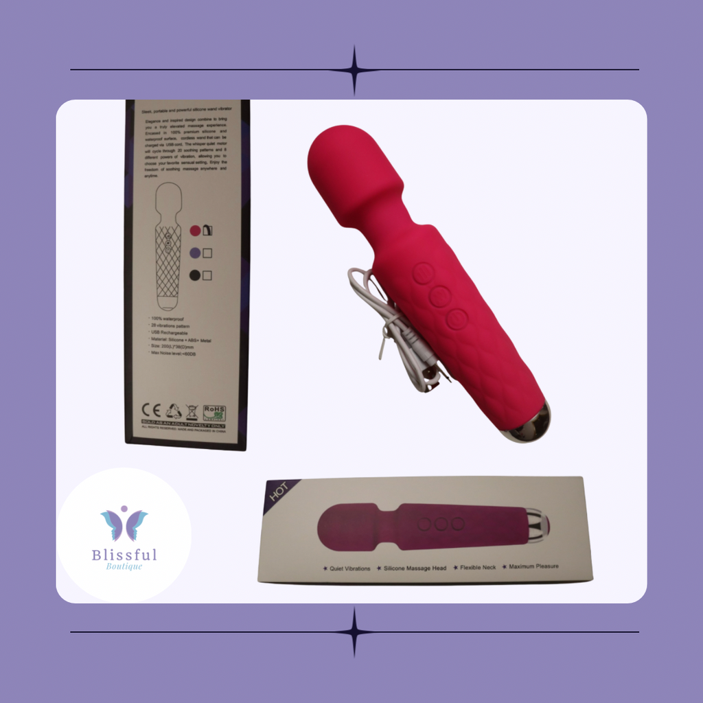 Waterproof Wand Vibrator Blissful Boutique Waterproof Wand Vibrator Blissful Boutique