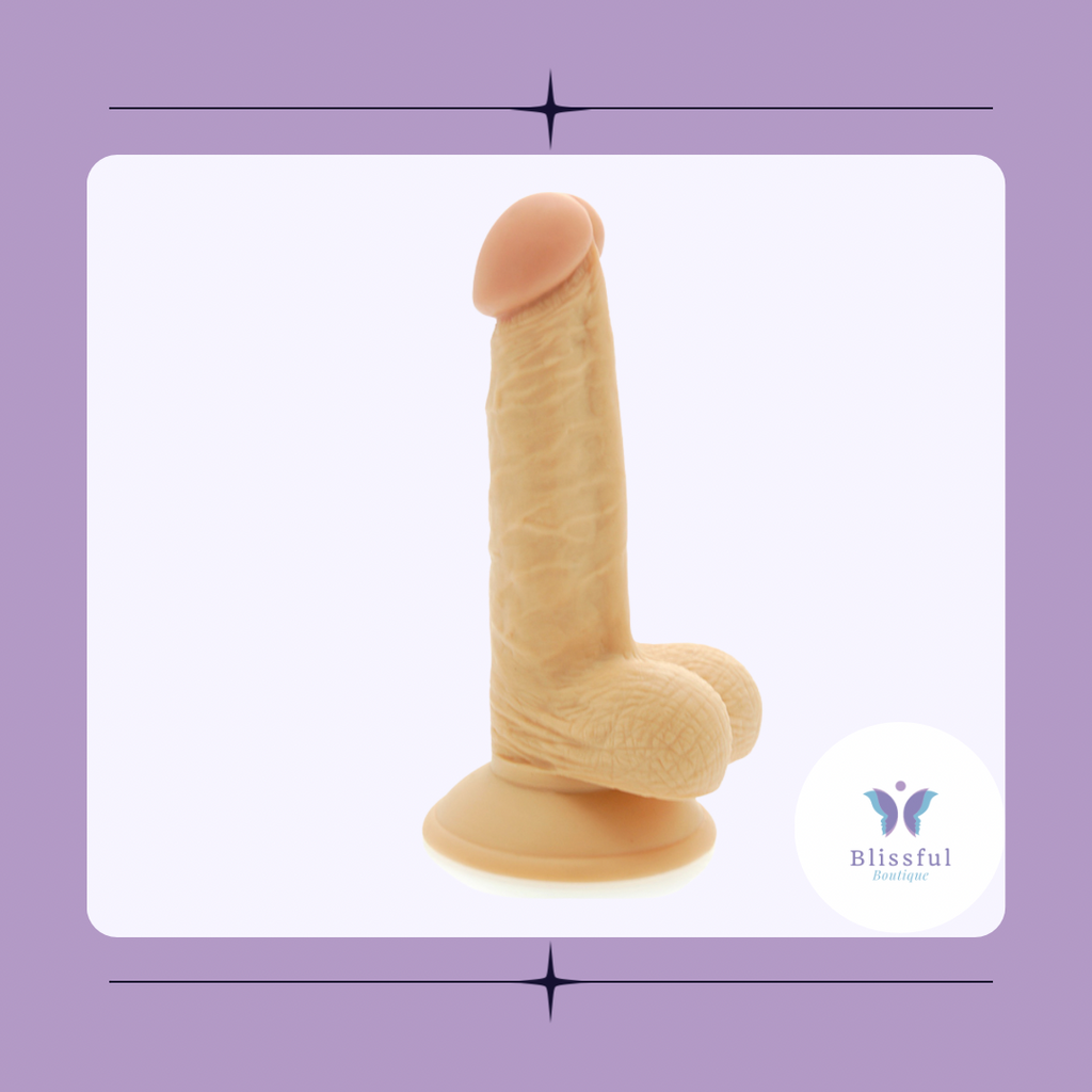 6 Inch Realistic Dong with Scrotum