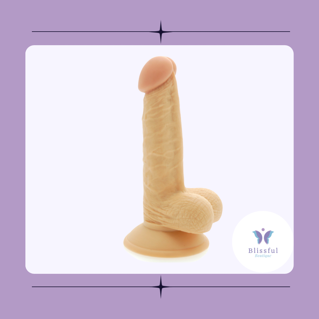 6 Inch Realistic Dong with Scrotum