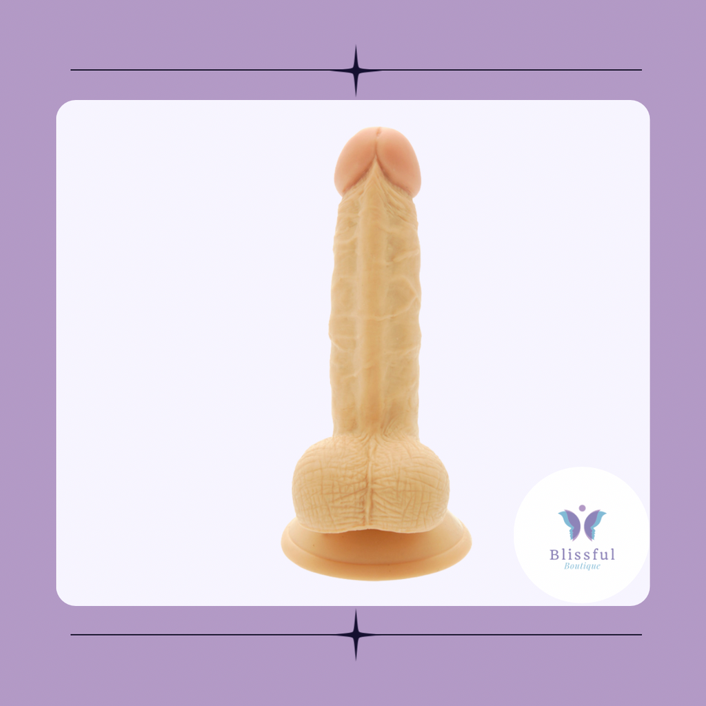 6 Inch Realistic Dong with Scrotum