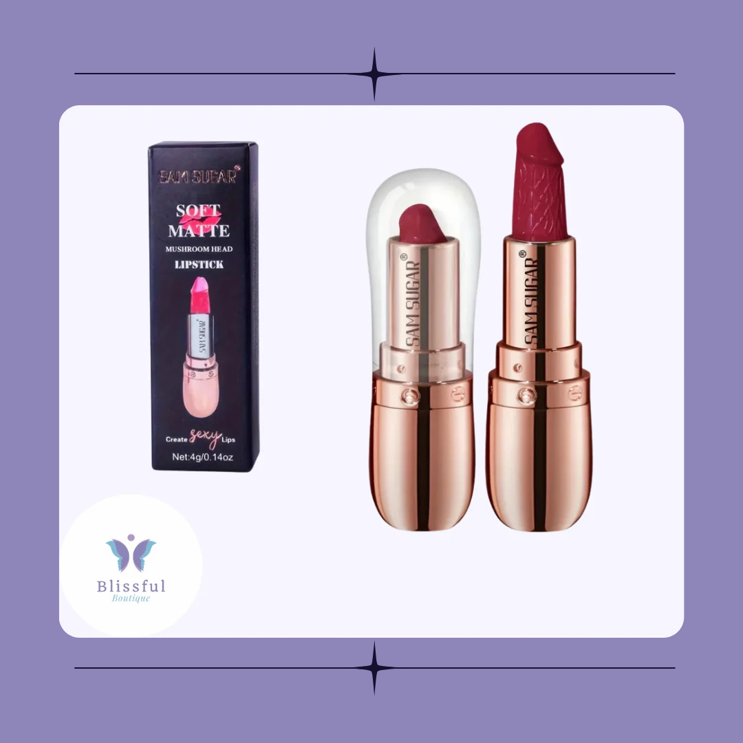 Willy Shaped Rose-Colored Lipstick